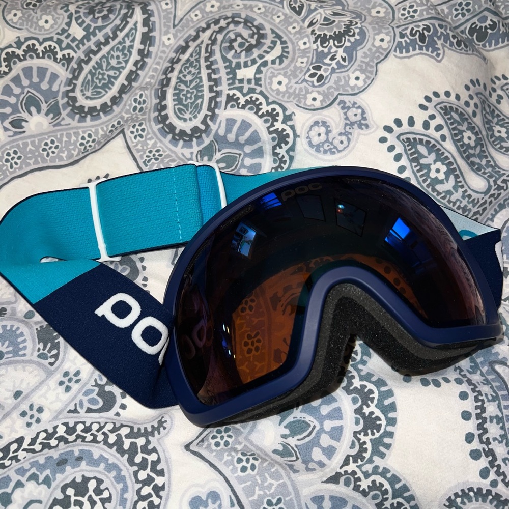Poc Goggle Blue Mid Clarity Great Condition!